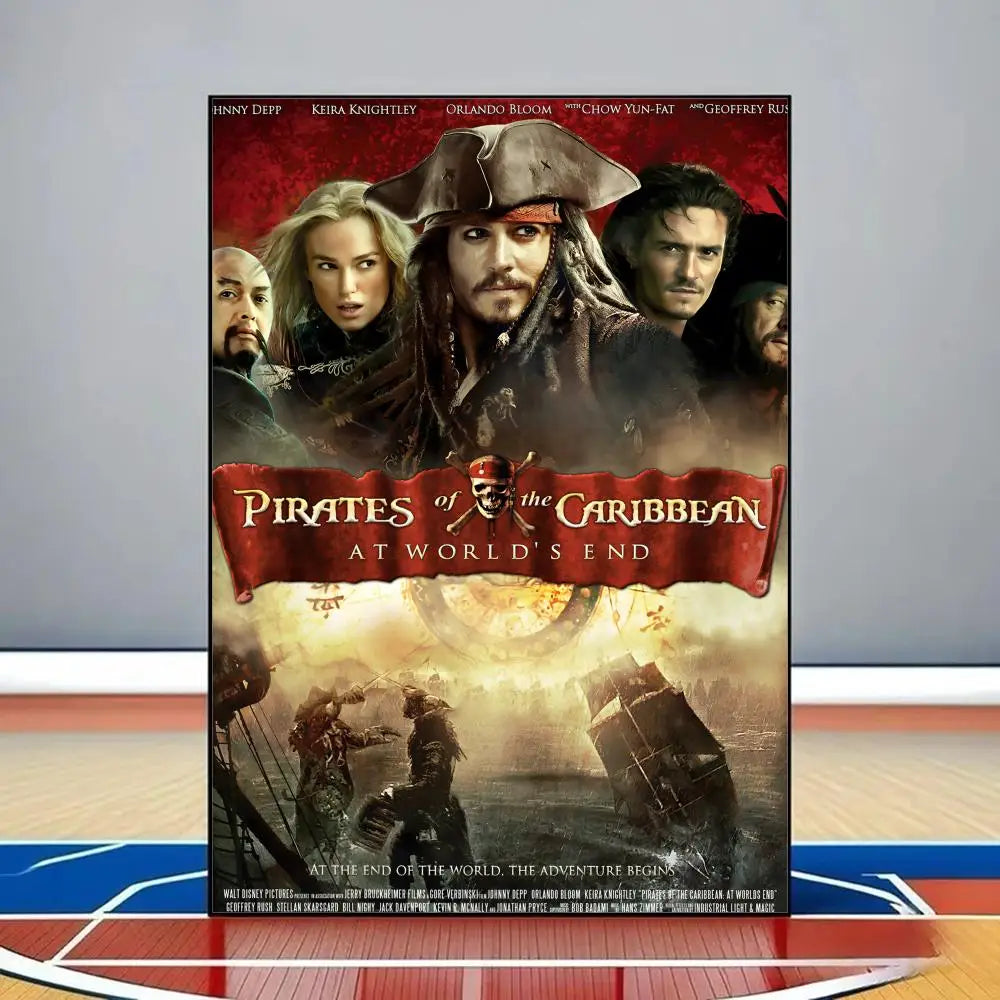 Pirates of the Caribbean Black Pearl Canvas Poster | Wall Art