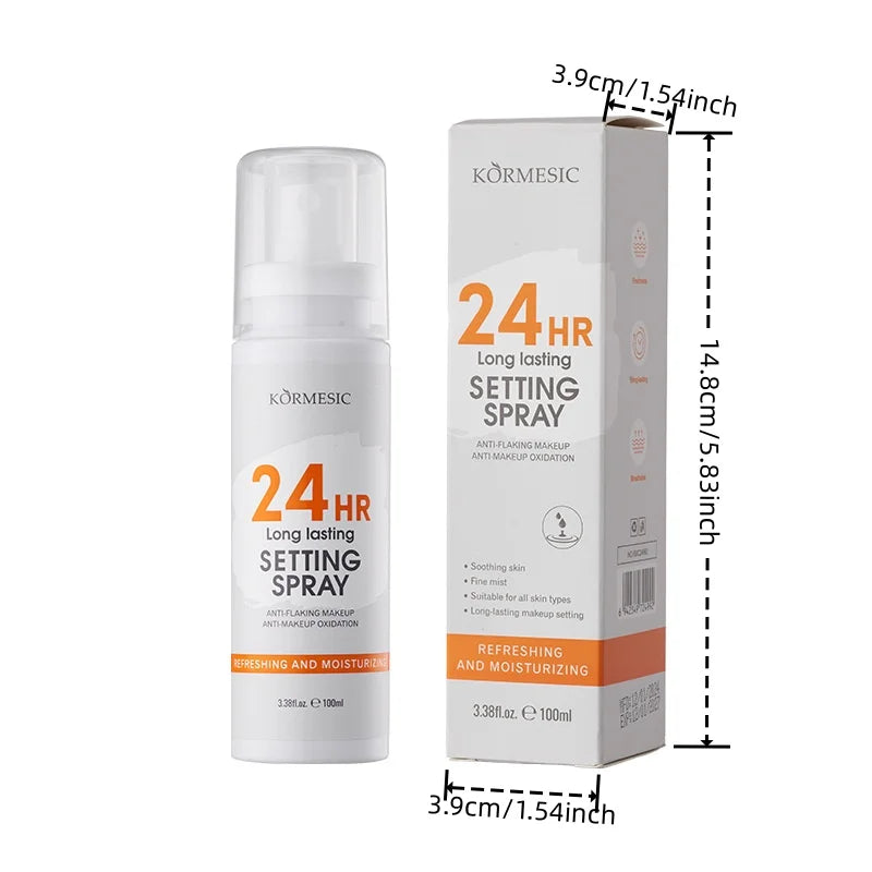 Kormesic 100ml Makeup Setting Spray – 24Hr Hydration & Radiance