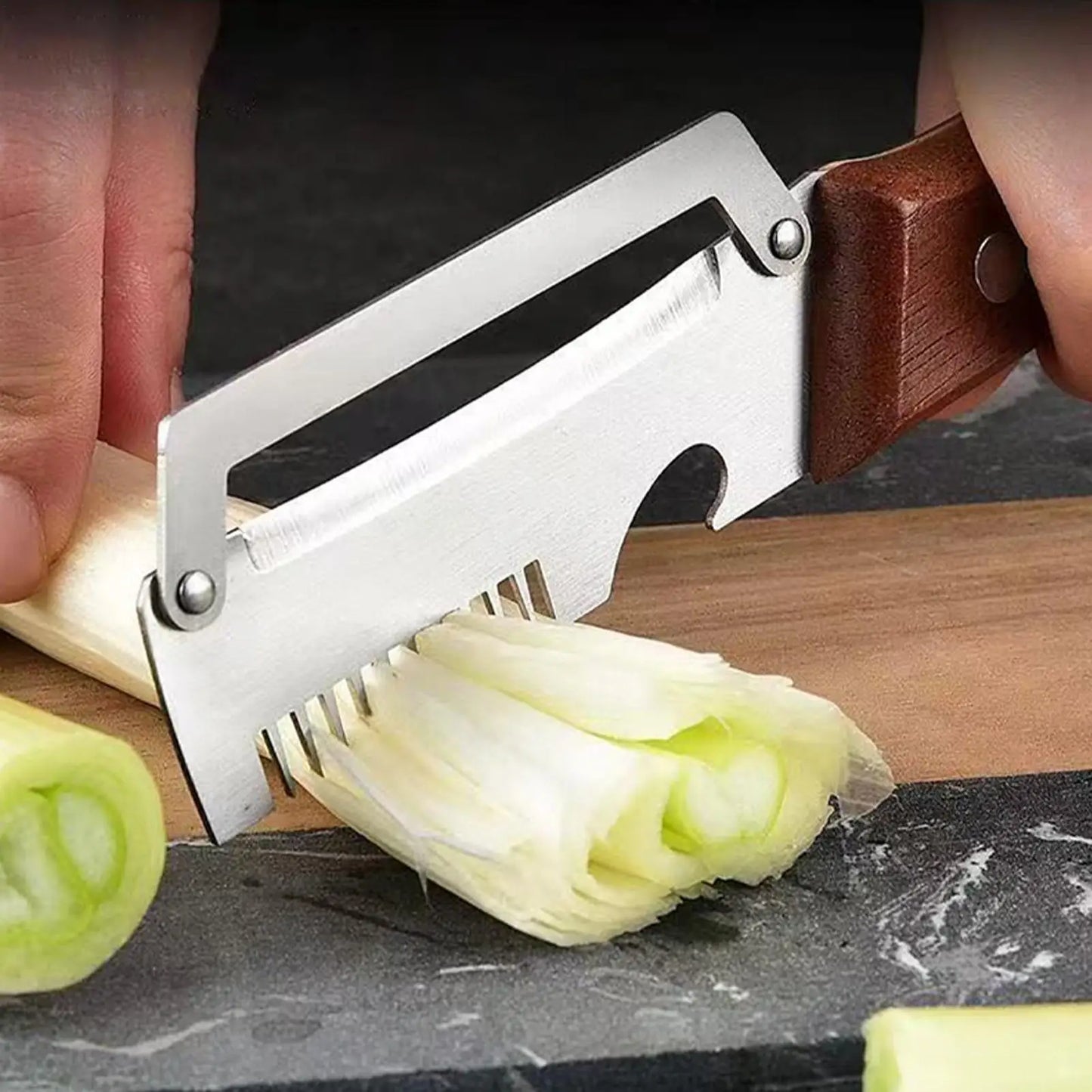 2-in-1 Stainless Steel Vegetable Peeler & Bottle Opener Set Vegetable Peeler Set Peaceful Pleasures Health and Wellness