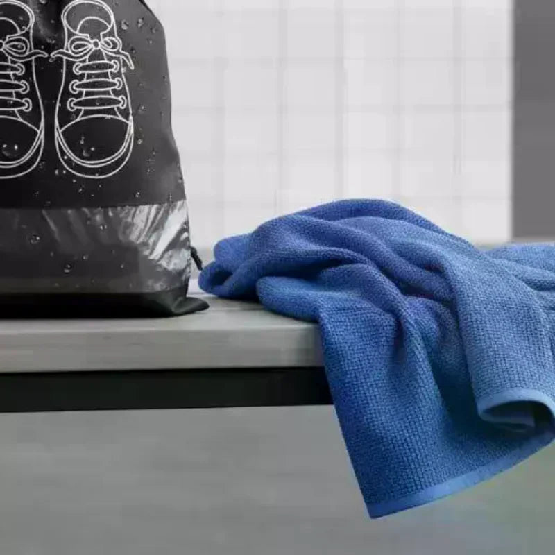 Non-Woven Drawstring Shoe Bags – Waterproof Travel Set of 10