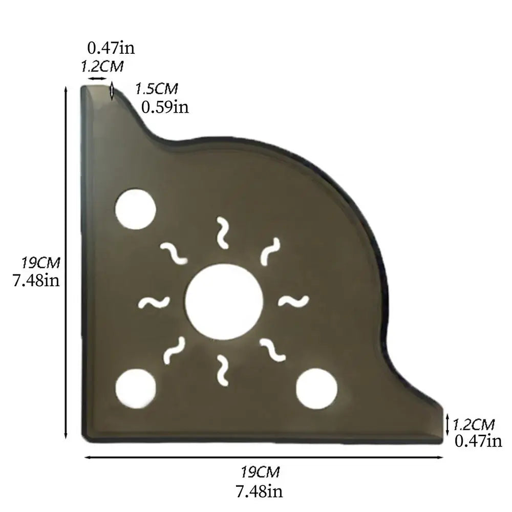 new Waterproof Aquarium Corner Shelf, Space-Saving Fish Tank Organizer For Home Decor And Pet Lovers Drop Shipping Peaceful Pleasures Health and Wellness Dark Coffee
