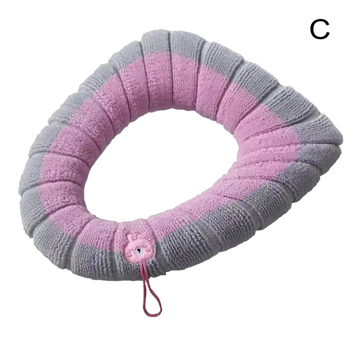 Warm Toilet Seat Cushion Cover – Universal Soft Plush Pad