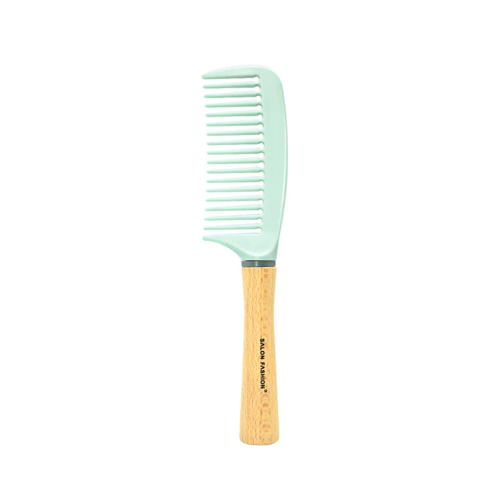 Wooden Handle Anti-Static Air Cushion Hair Brush & Comb