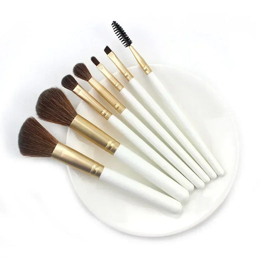 7-Piece Professional Makeup Brush Set – Foundation & Highlighter Makeup Brush Set Peaceful Pleasures Health and Wellness