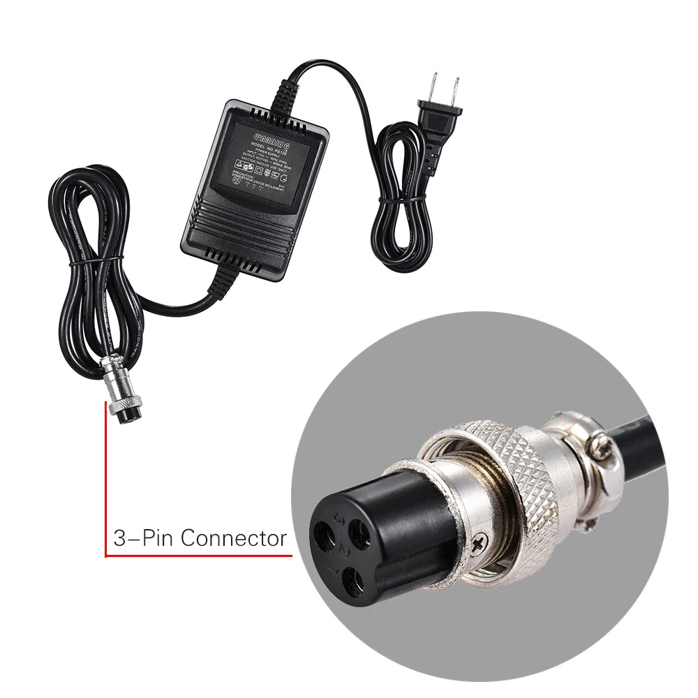 3-Pin Connector 220V Input EU Plug 17V 420mA Mixing Console Mixer