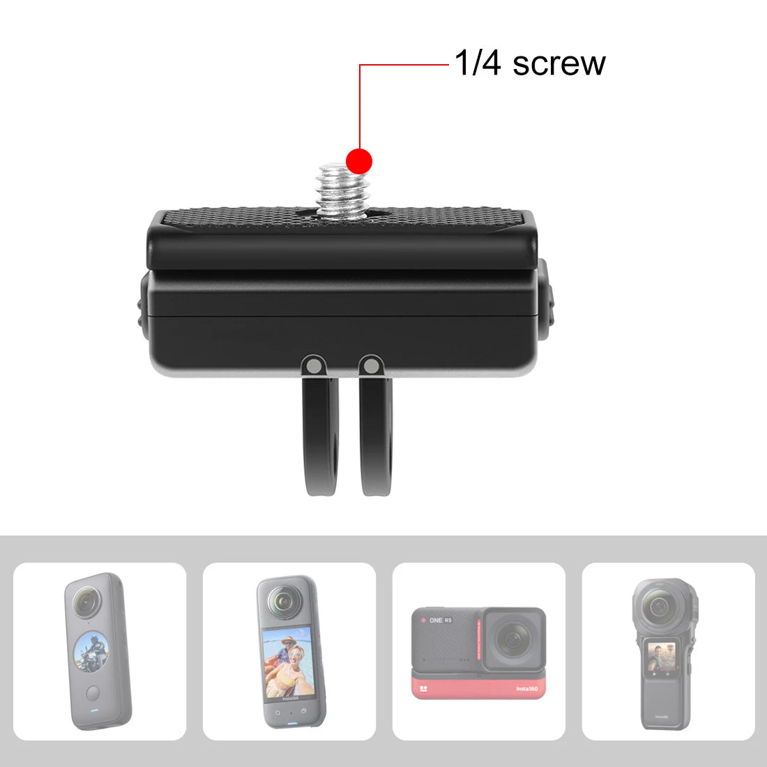 For Insta360 X4/Ace Pro/X3/ONE X2/Action4 Magnetic Quick Release Base Mount High-Quality Magnetic Quick Release Base Mount Peaceful Pleasures Health and Wellness Default Title