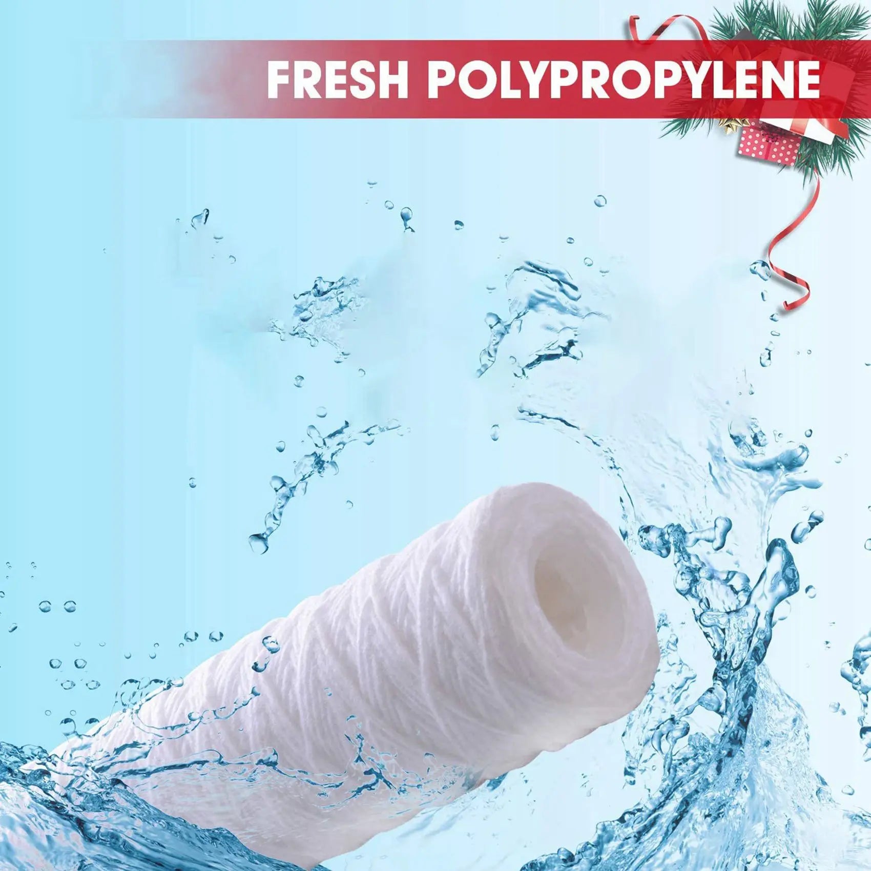 A36T-12Pcs 5 Micrometre String Wound Water Filter Universal Whole House Replacement Cartridge Sediment Filters 10Inch Peaceful Pleasures Health and Wellness