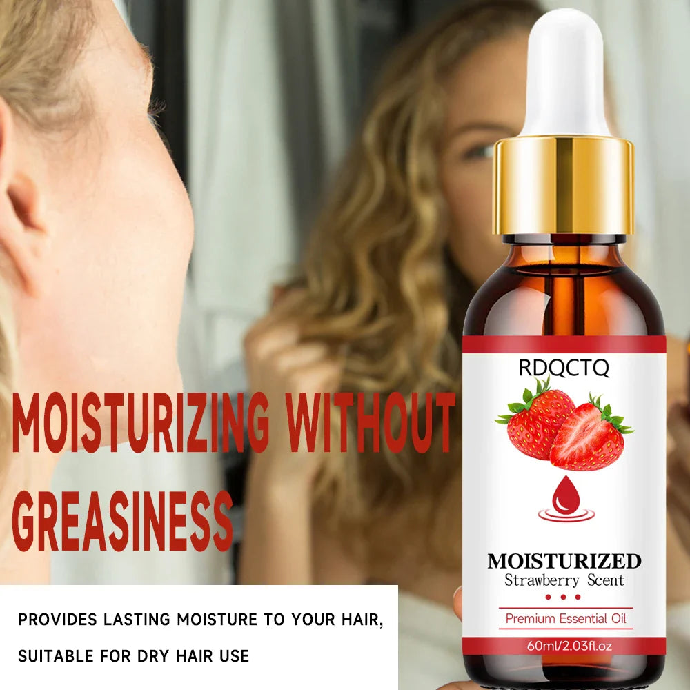 Strawberry Scented Body Massage Oil – Moisturizing SPA Oil