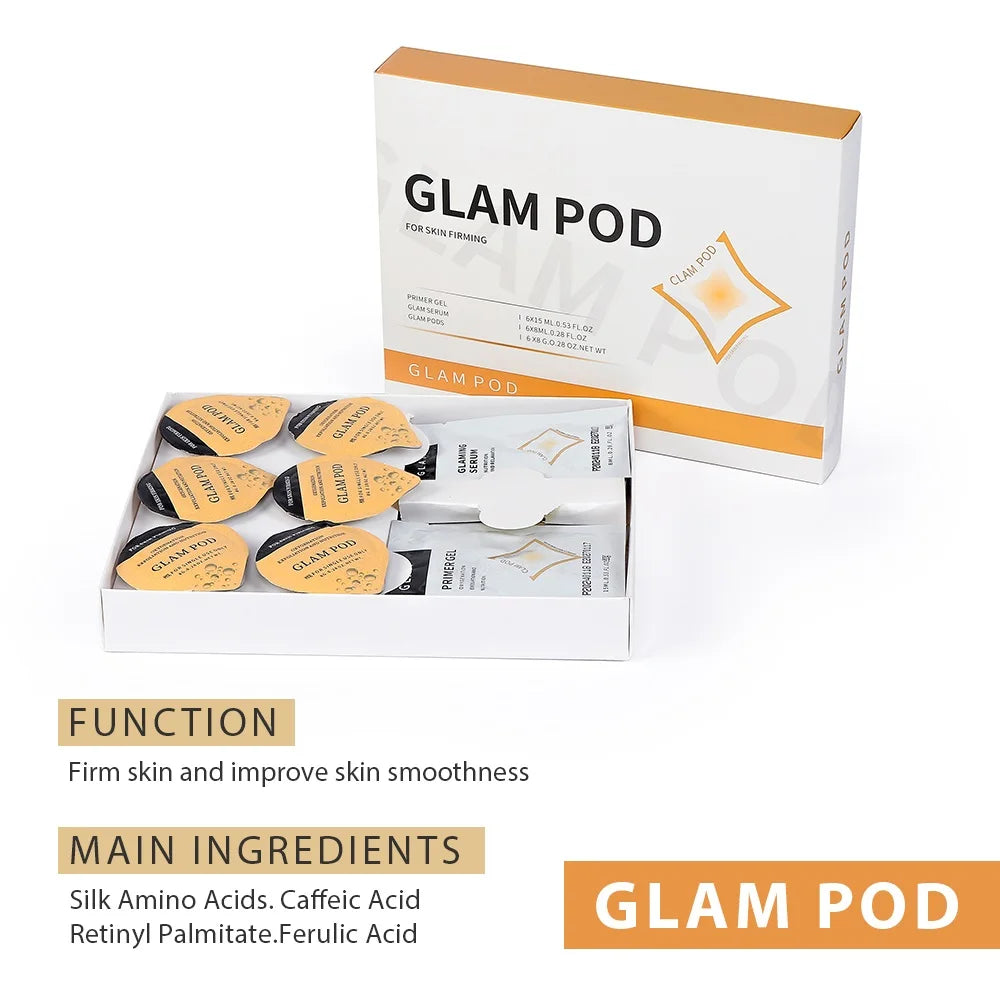 Glam Pod For Aqua Facial Machine CO2 Pods For Bubble Facial Beauty Machine Bubble Skin Care Revive Pods co2 Capsule Gels Peaceful Pleasures Health and Wellness