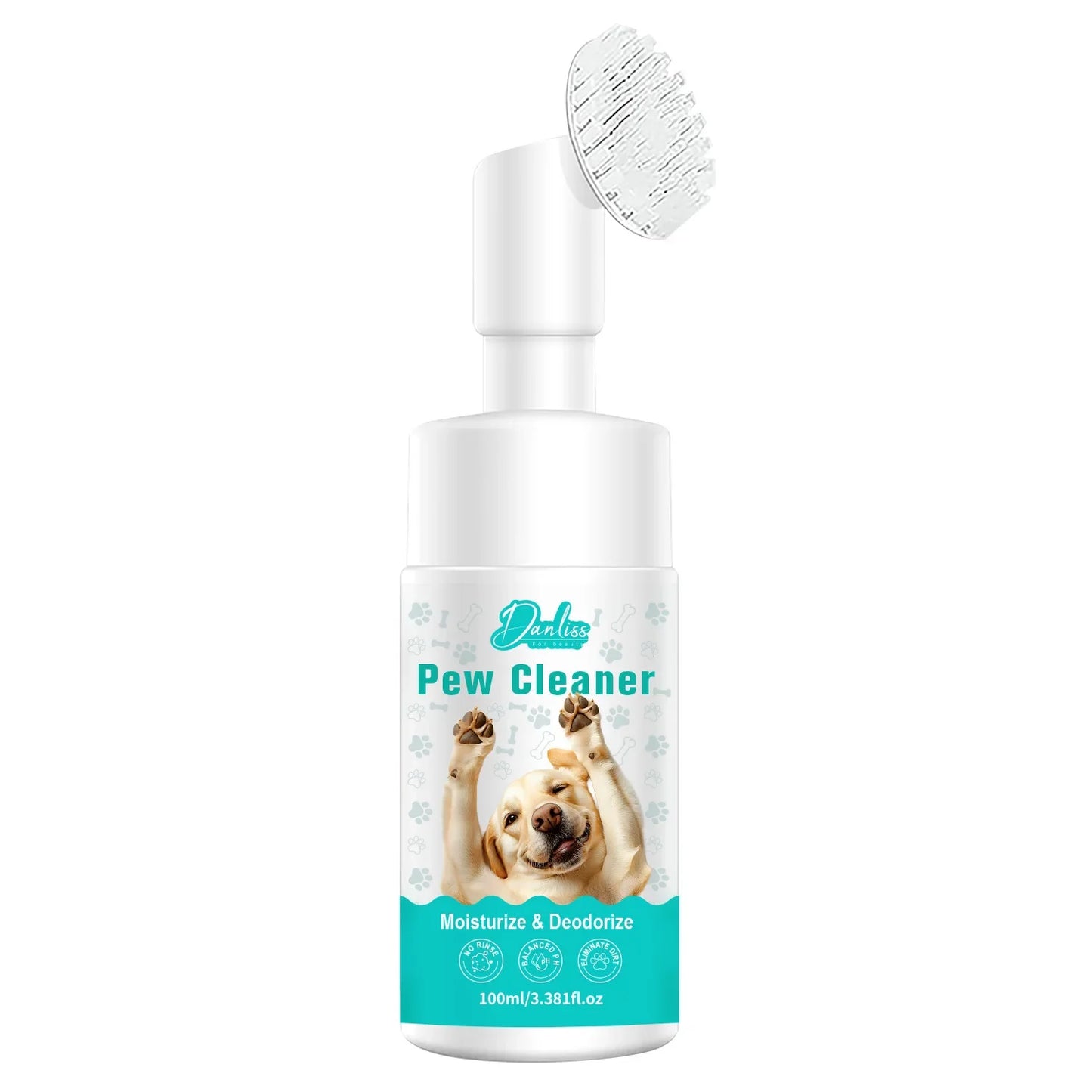 Pet Paw Cleaning Foam 100ml – Moisturizing Claw Care Cats & Dogs