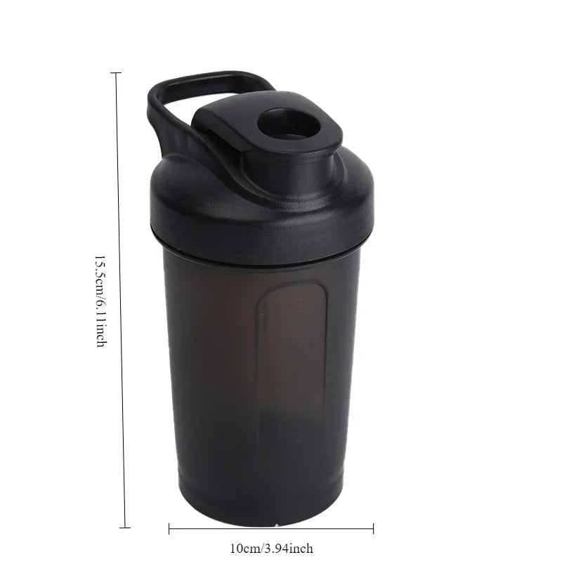 300ml Portable Protein Powder Shaker Bottle Leak Proof Water Bottle for Gym Outdoor Fitness Training Sport Mixing Cup with Scale Peaceful Pleasures Health and Wellness
