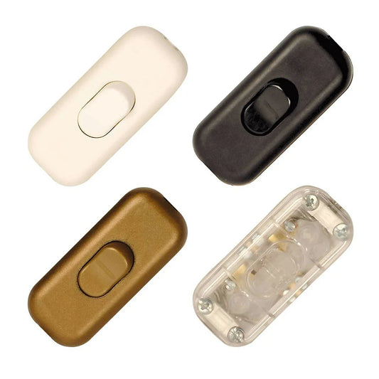 Inline Rocker Cord Switch On/Off for Desk & Floor Lamps – Model 303 Inline Lamp Switch Oasis Select