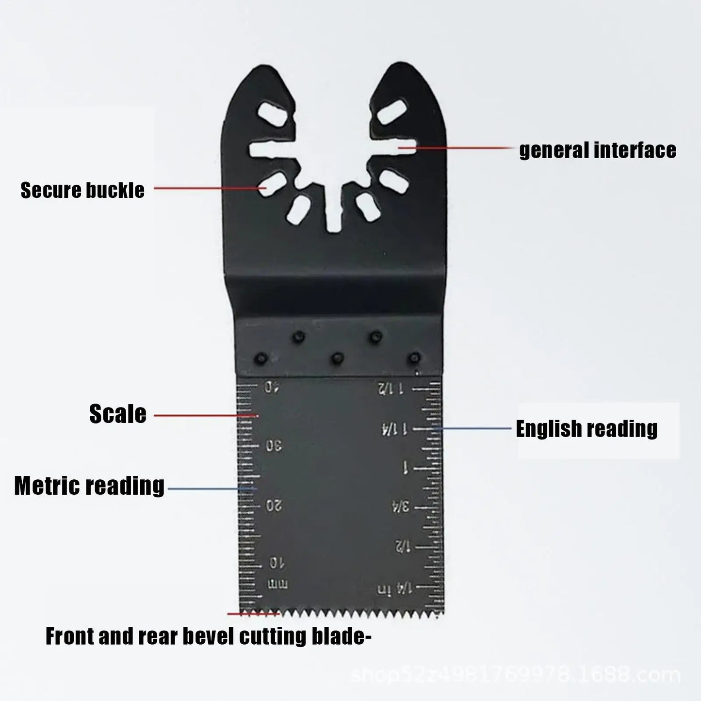High Carbon Steel Oscillating Saw Blades for Wood & DIY