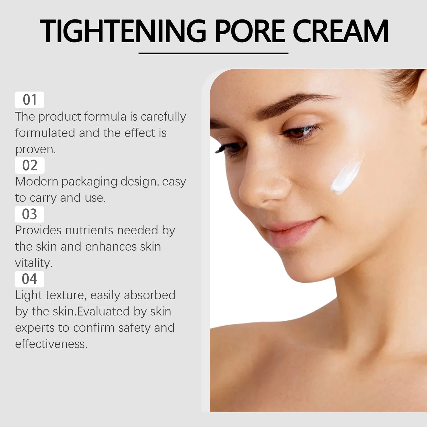Pore Tightening Face Cream – Blackhead Removal & Oil Control 50g