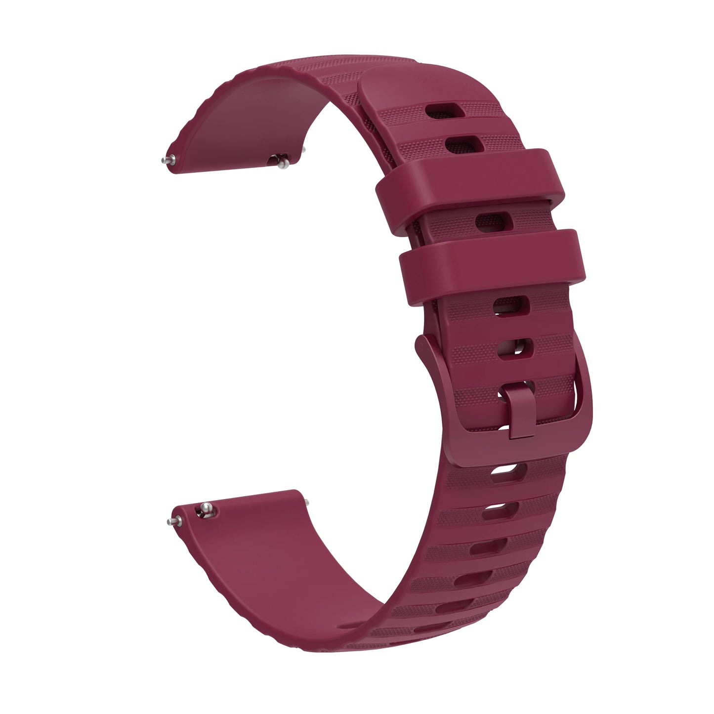 18/20/22mm Silicone Strap For Garmin Venu3 Venu2 Venu3s /Vivoactive 3 4 5 3S 4S 40 45/vivomove3 3s /Venu 2 32s 3s 41 46 mm Band Peaceful Pleasures Health and Wellness Wine Red 22mm