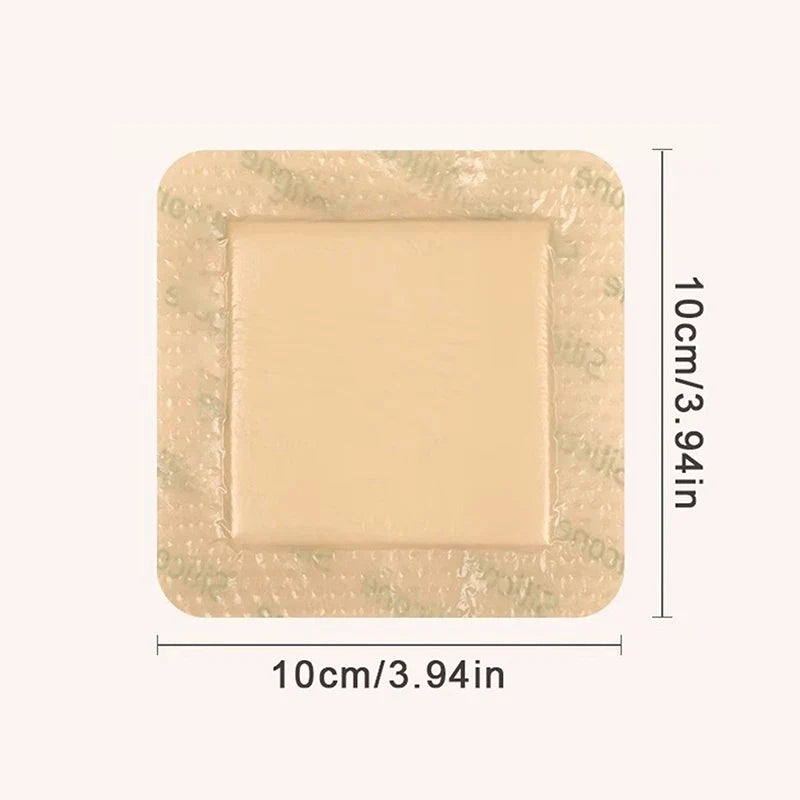 Silicone Foam Adhesive Wound Dressing – Sterile Healing Pad