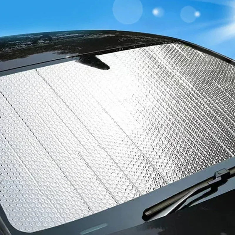 Foldable Car Windshield Sunshade UV & Heat Protection 140×70cm