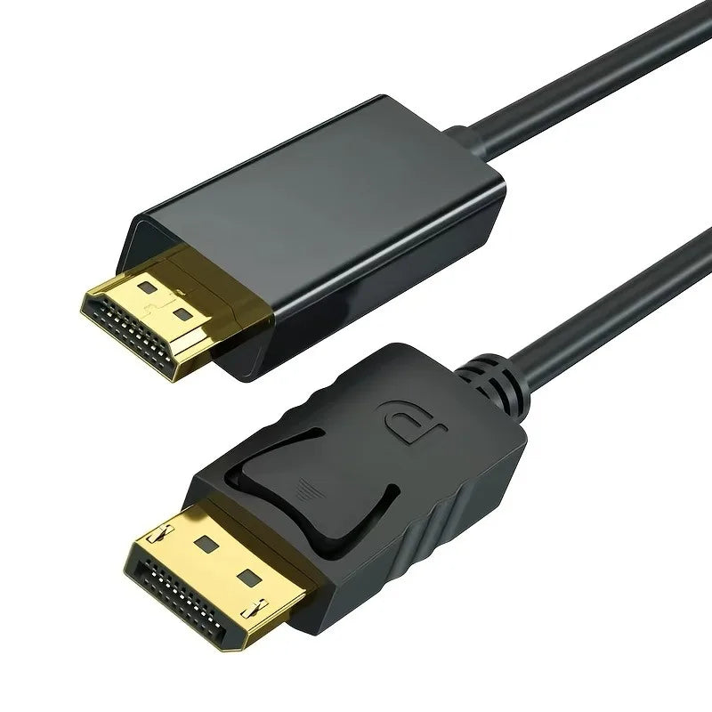 1.8m DisplayPort to HDMI Cable 1080P | PC Laptop TV Monitor