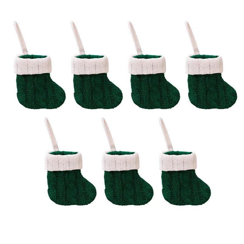 Christmas Hanging Stockings Set of 7 – Festive Holiday Décor