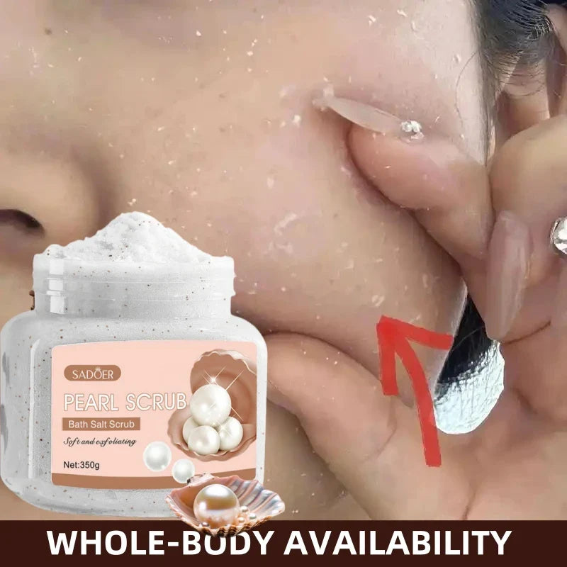 Pearl Scrub 350g – Hydrolyzed Pearls & Glycerin Exfoliant
