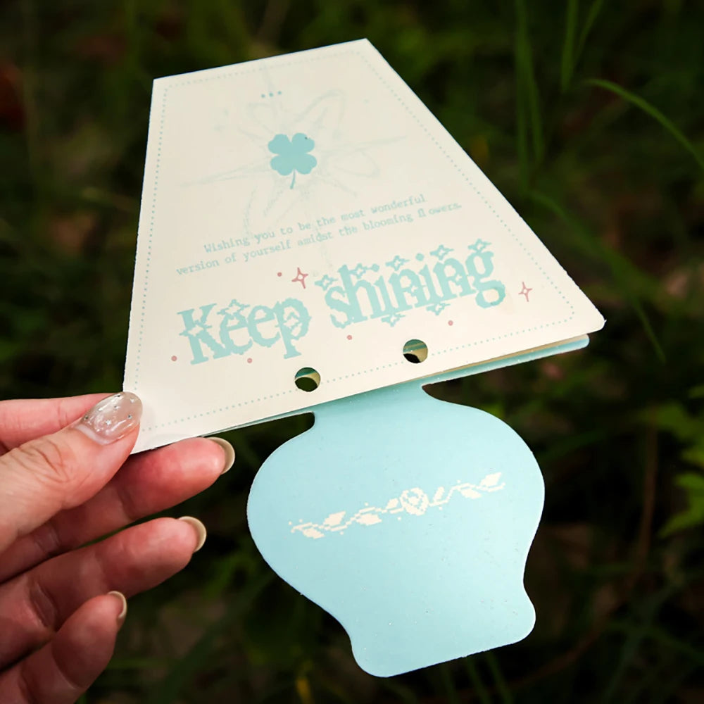 Sparkling Sand Shaped Greeting Card Envelope Limited Romantic Series