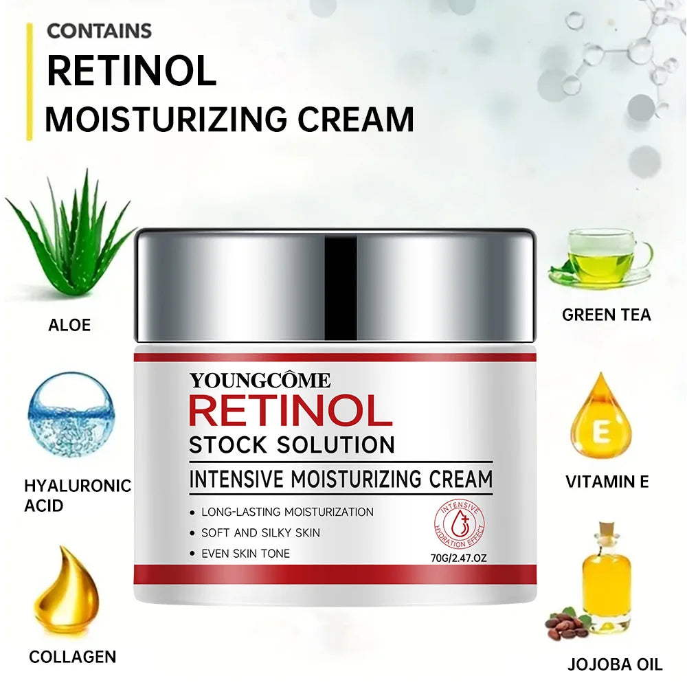 Retinol Lifting Firming Cream Collagen Smooth wrinkles Face Cream For Moisturizer Whitening Brighten Skin Products Peaceful Pleasures Health and Wellness