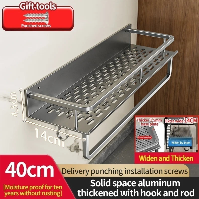 Wall-Mount Kitchen Knife Rack & Spice Organizer | YUNJIEYA
