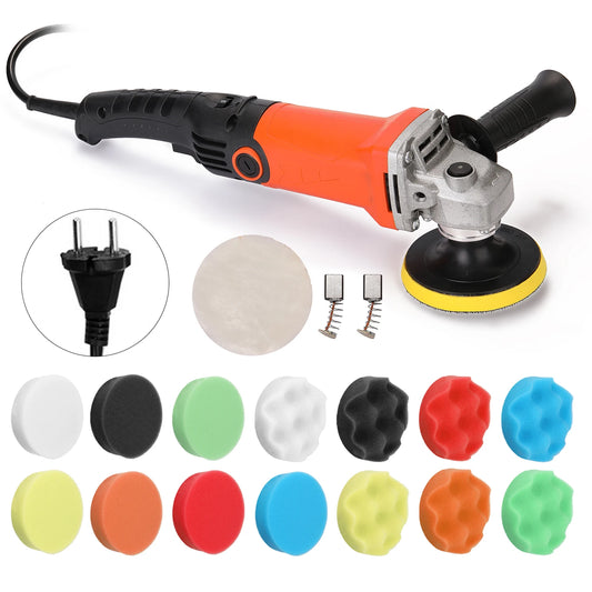 1200W 220V Automotive Polisher Adjustable Speed Car Electric Polisher Waxing Machine Automobile Furniture Polishing Tool Peaceful Pleasures Health and Wellness