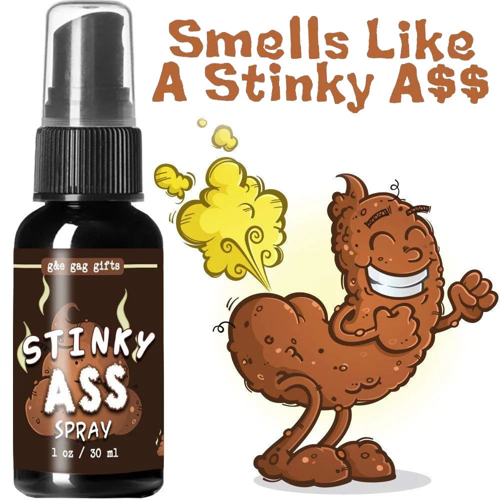 30ml Poop Spray Creative Liquid Fart Gag Prank Joke Spray Funny Toy Non-Toxic Stink Bombs Extra Strong Smelly Stinky Gas Spray Peaceful Pleasures Health and Wellness 1PC 1
