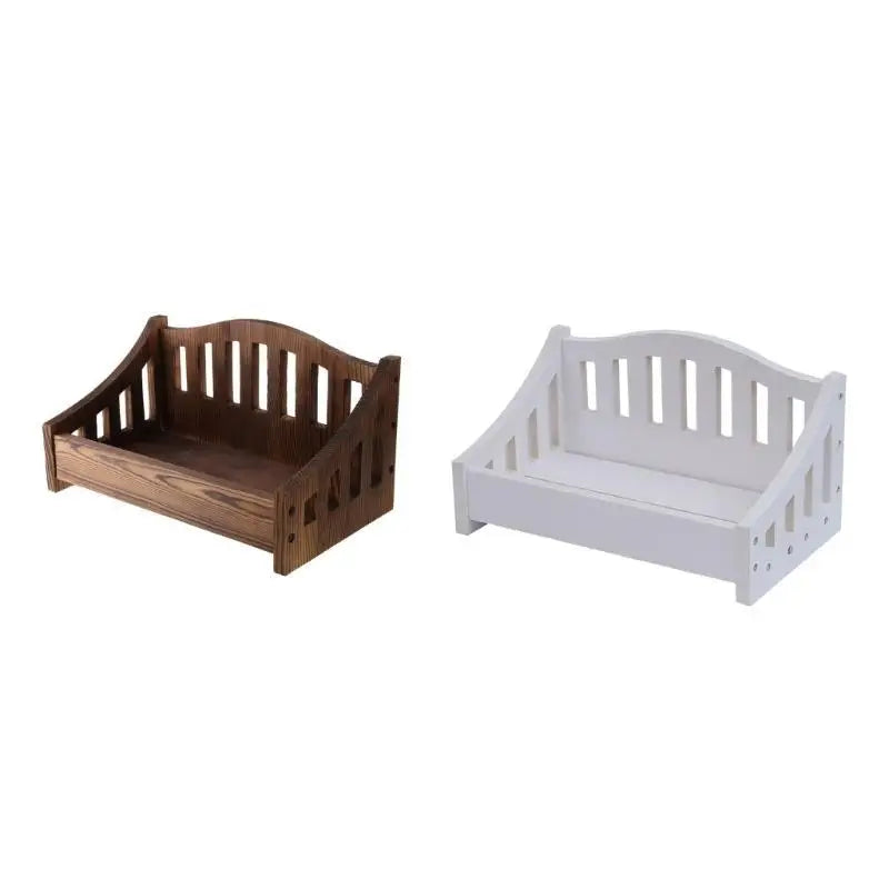 Newborn Baby Photography Posing Chair | Linen Photo Prop