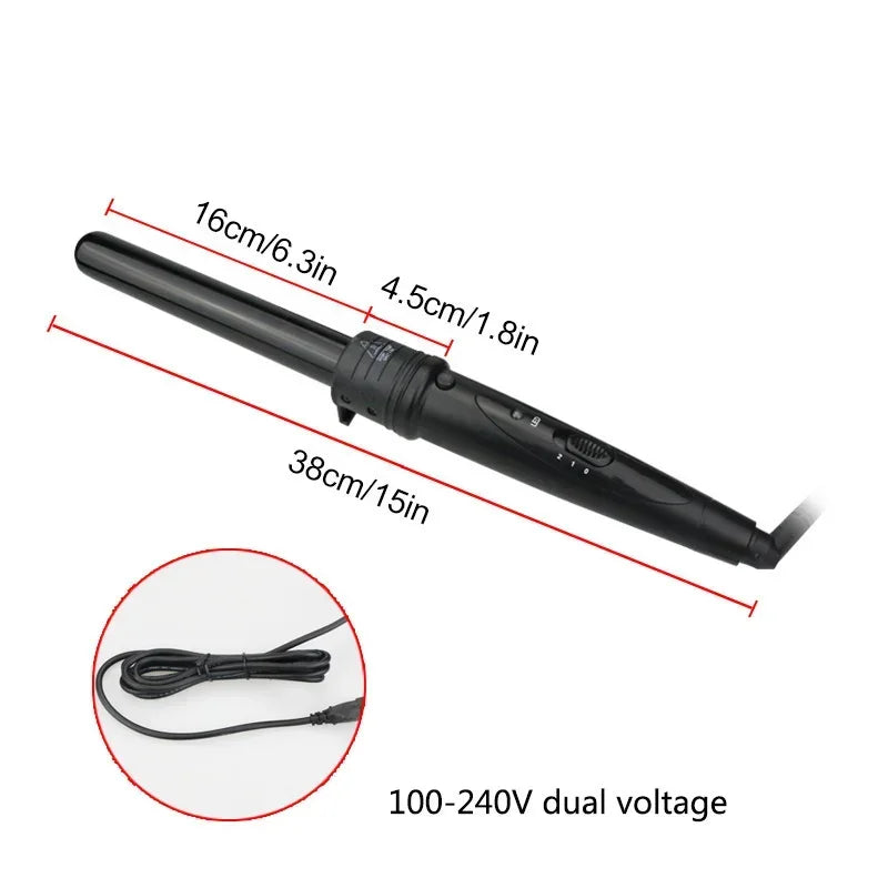 5-in-1 Hair Curling Iron Set | Tourmaline Ceramic Wand