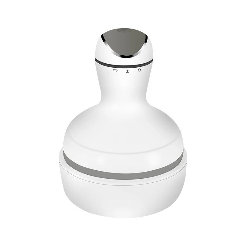 Wireless Electric Scalp Massager Deep Tissue Head Care Antistress Relax Body & Scalp Prevent Hair Loss Relief Peaceful Pleasures Health and Wellness WHITE
