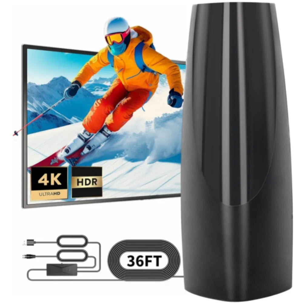ATSC HD Digital TV Antenna – Indoor & Outdoor 4K 1080P 39dB