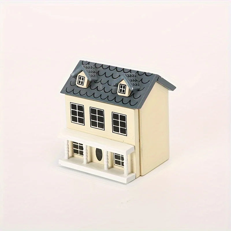 Mini Dollhouse Furniture Set – Cute PVC Villa Accessories