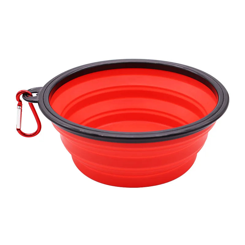 Portable Collapsible Dog Bowl | Foldable TPE Travel Pet Bowl
