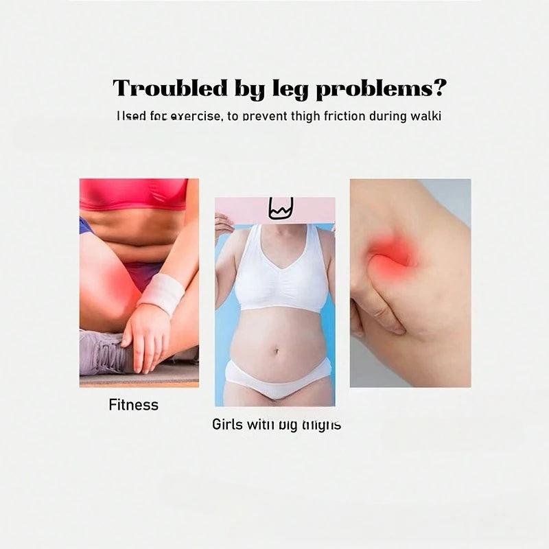 Anti-Friction Thigh Guard Patches – Invisible & Sweatproof Anti-Chafe Patches Peaceful Pleasures Health and Wellness