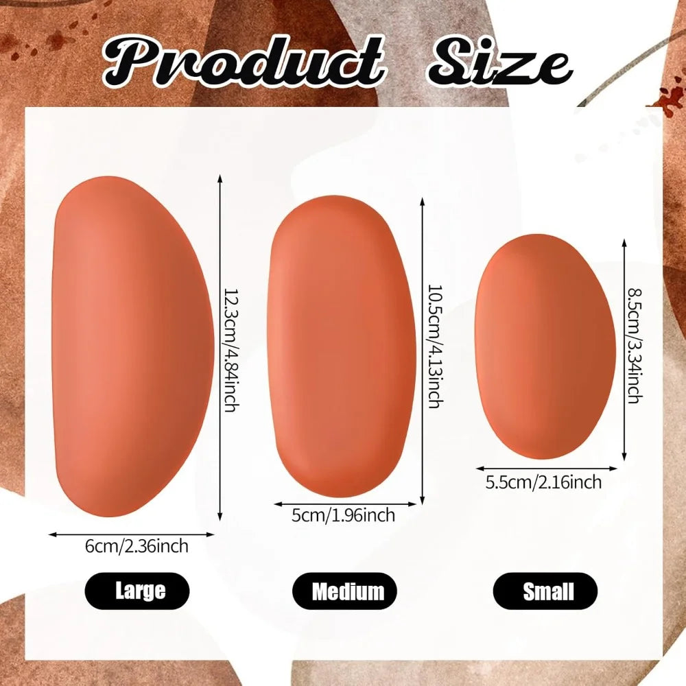 Silicone Pottery Ribs Clay Potter Tools Rubber Rib Tool Soft DIY