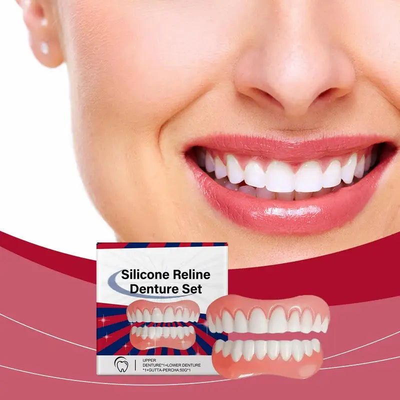 Silicone Denture Relines Kit – Natural, Comfortable Fit