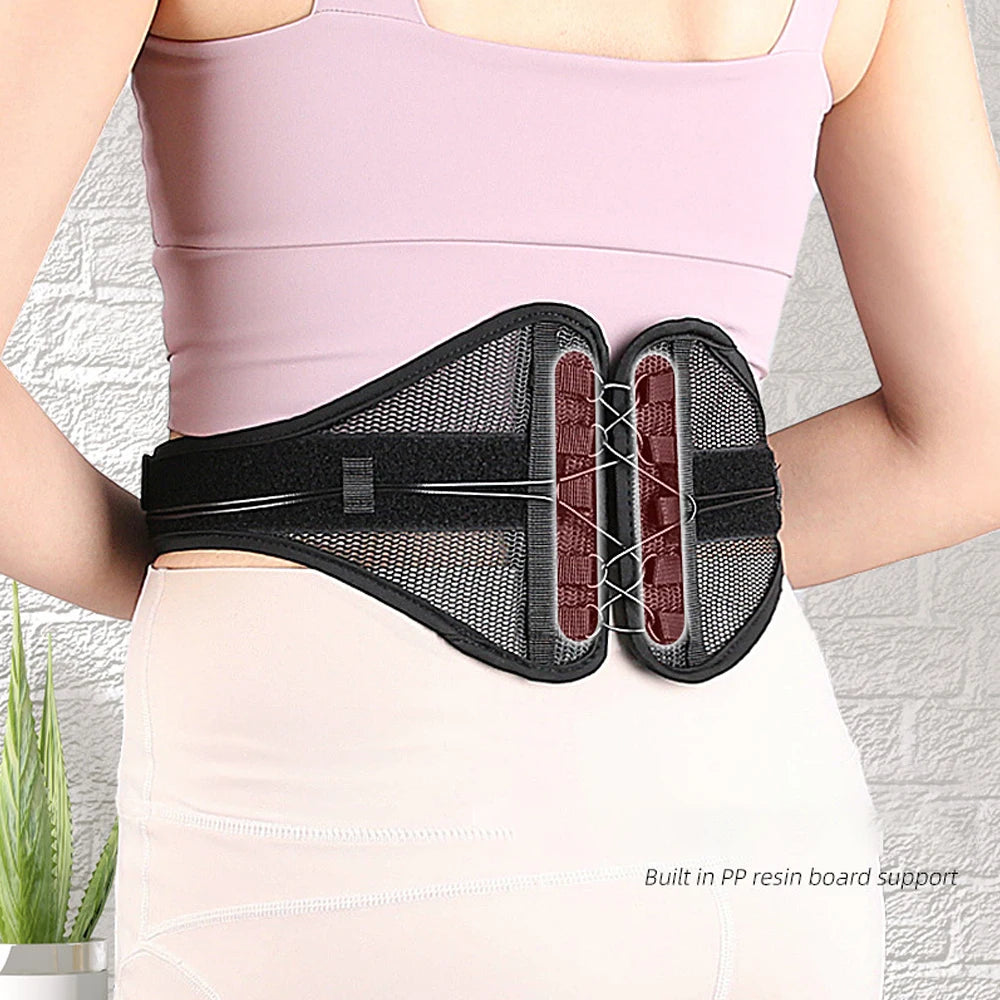 1PCS Back Brace for Women Men - Adjustable Lumbar Support Belt,Breathable & Strong Support Design For Herniated Disc,Sciatica Peaceful Pleasures Health and Wellness