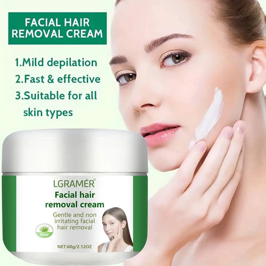 REAROYA Aloe Vera Hair Removal Cream 60g – Painless Peaceful Pleasures Health and Wellness