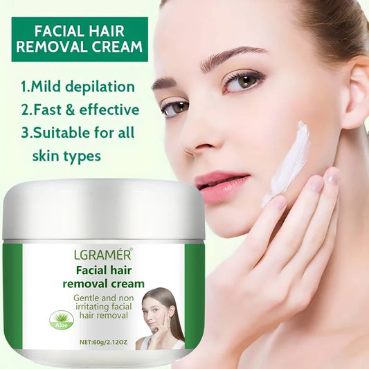 REAROYA Aloe Vera Hair Removal Cream 60g – Body & Underarm Hair Removal Cream Oasis Select