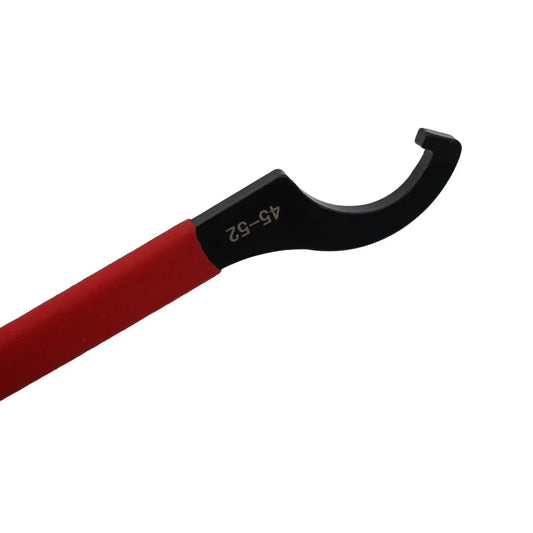 45-48HRC Hook Wrench Spanner Anti Slip Handle For Round Nut C Wrench Tools Type 38-42mm/45-52mm/55-62mm/68-72mm Black Oxidized Peaceful Pleasures Health and Wellness