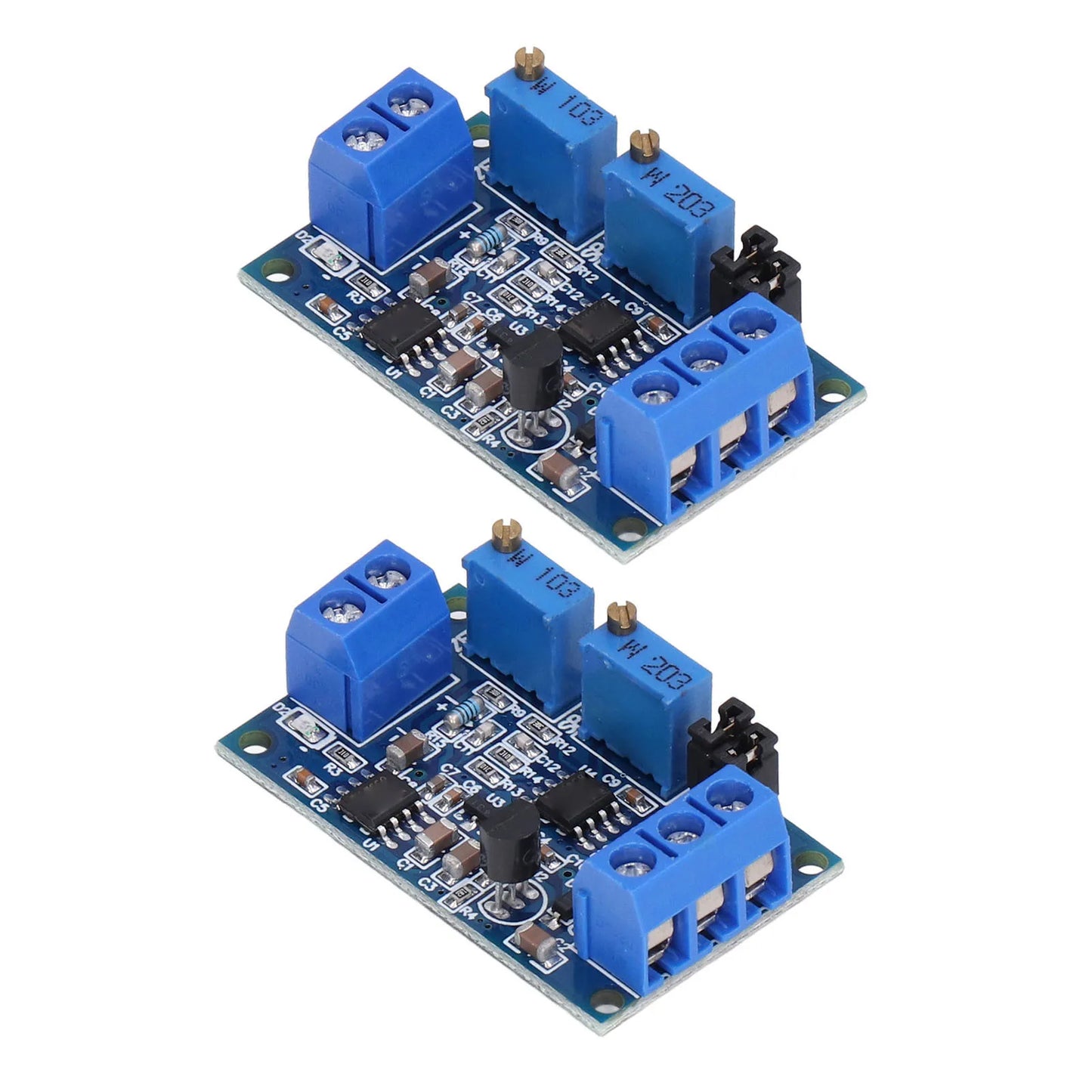 2 Pcs Current to Voltage Converter 4 To 20mA 0 To 20mA Input Wide Supply Voltage Range High Precise Industrial Grade Module Peaceful Pleasures Health and Wellness 2pcs