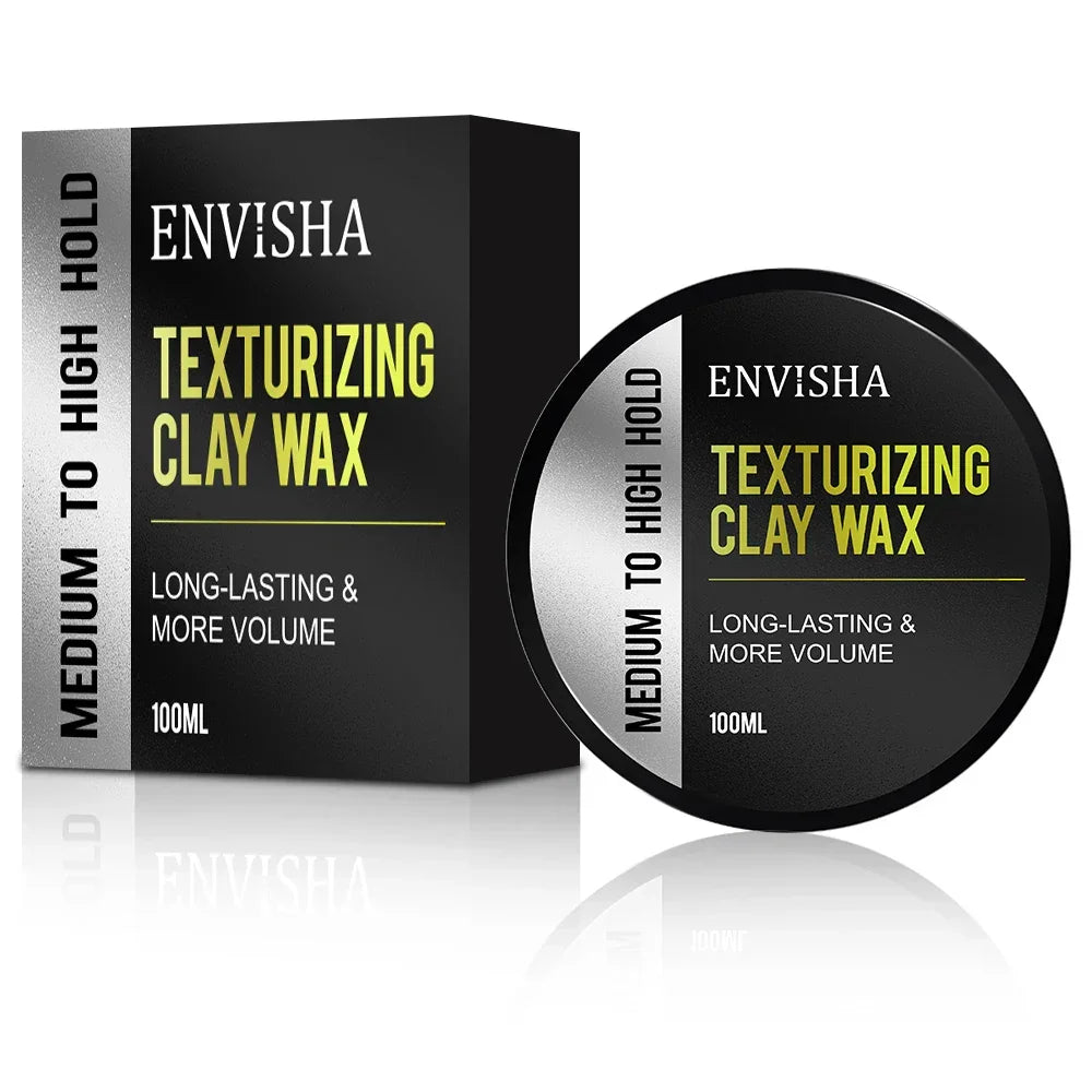 ENVISHA Men's Hair Styling Clay – Matte Finish, Strong Hold & Fluffy Peaceful Pleasures Health and Wellness