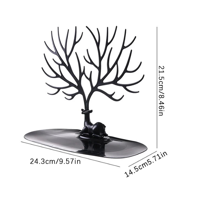 Tree Branch Jewelry Stand – Earring, Necklace & Ring Organizer