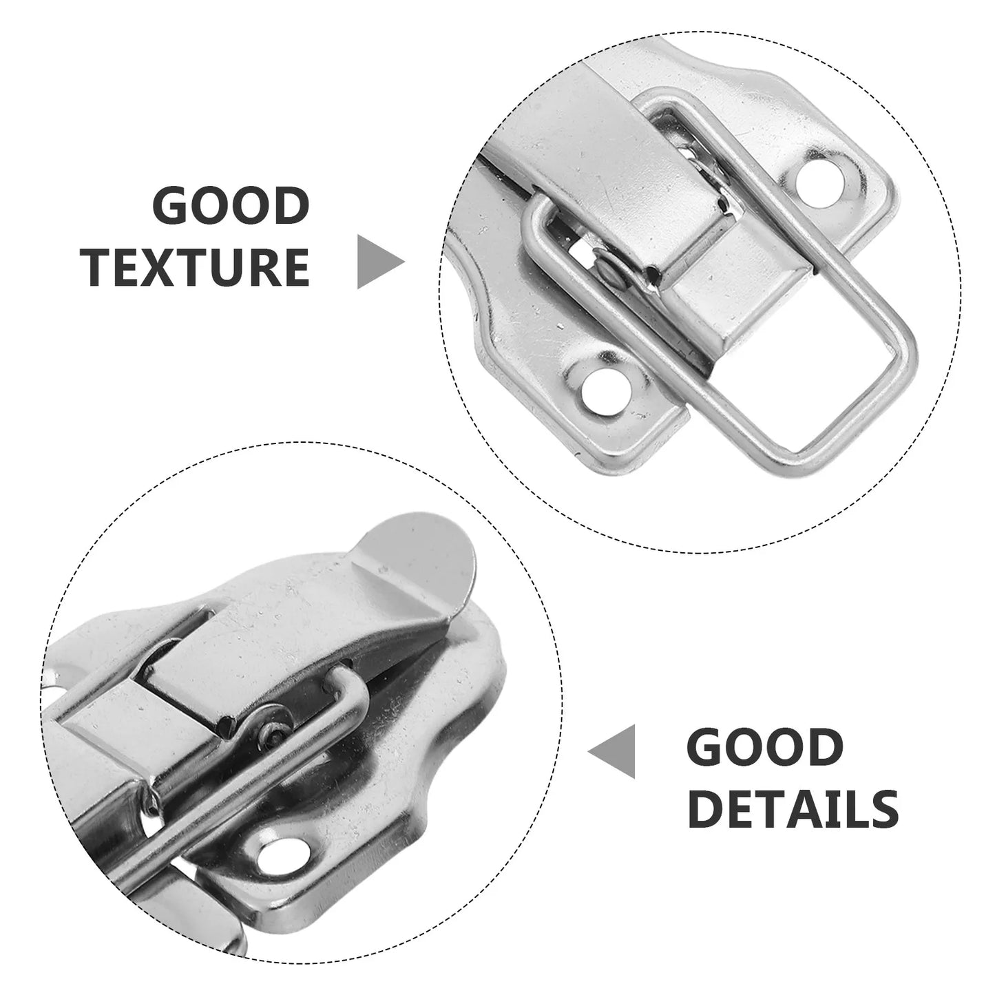 12Pcs Classical Box Latch Hardware Decorative Metal Hasp Toggle Lock for Wood Boxes Jewelry Cases Tool Chests DIY Storage Peaceful Pleasures Health and Wellness