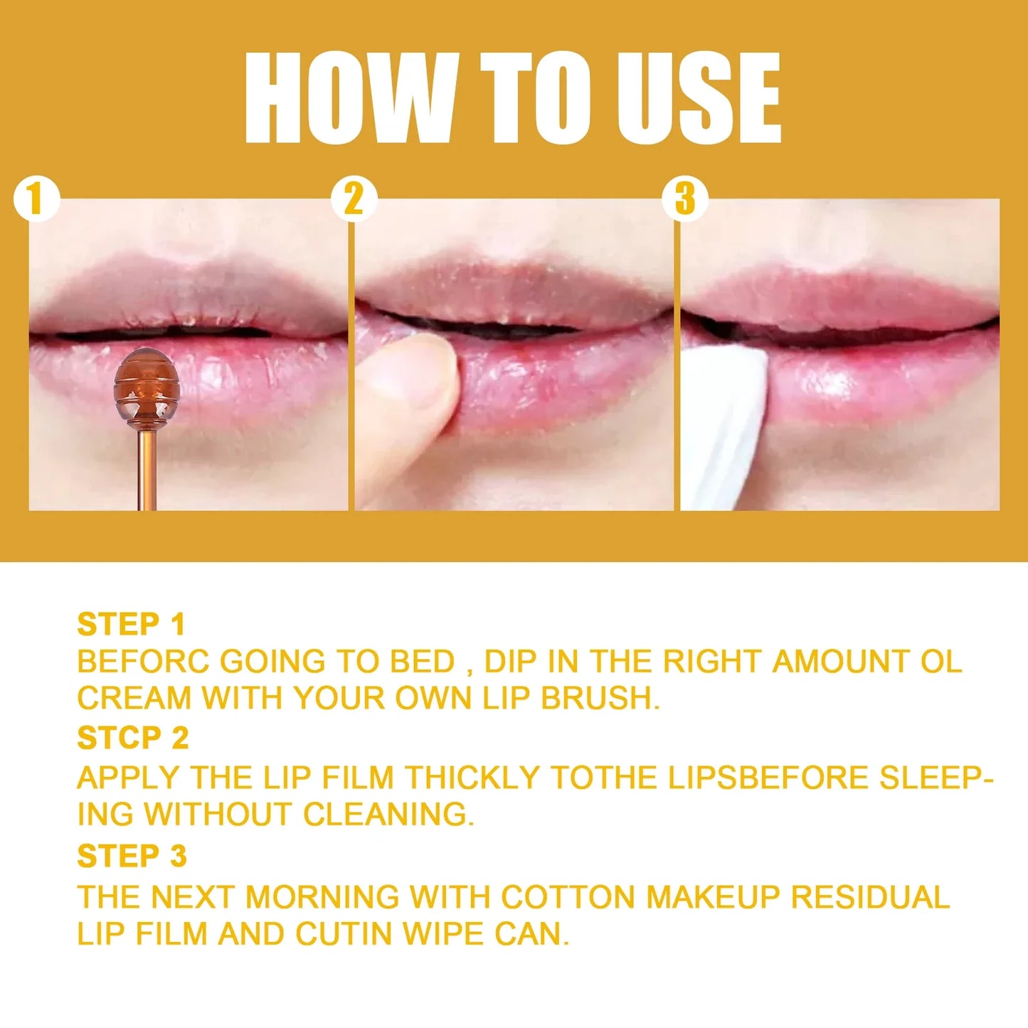 Eelhoe Honey Lip Mask – Moisturizing & Exfoliating Lip Care
