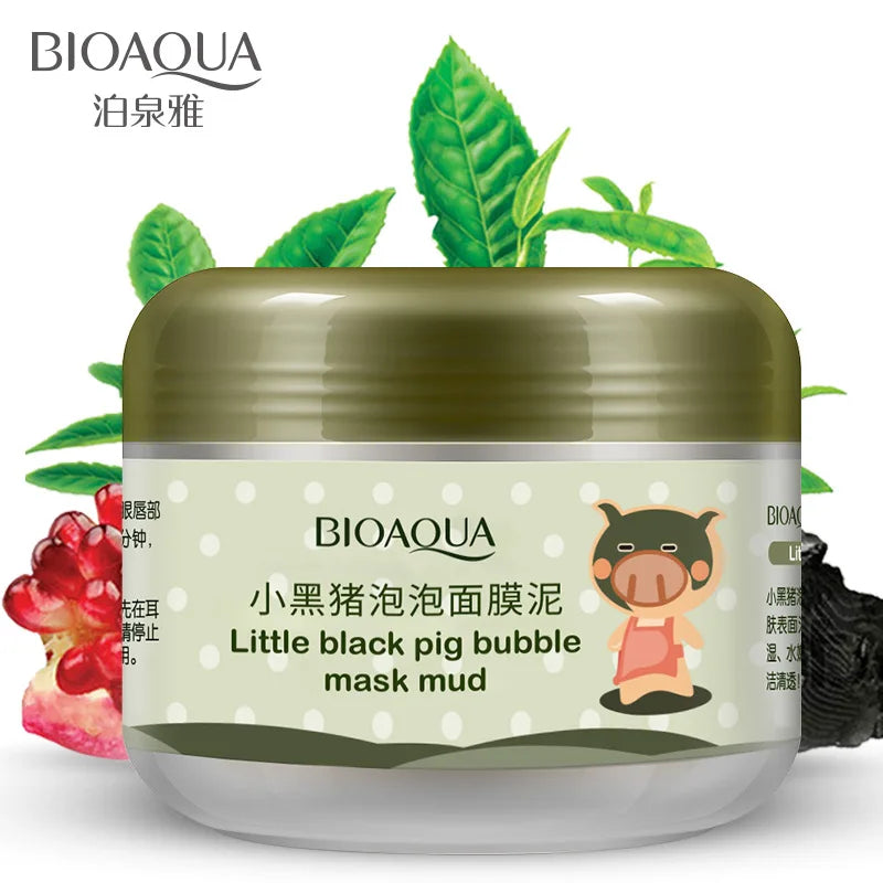 BIOAQUA Collagen Mud Face Mask – Deep Clean & Blackhead Removal