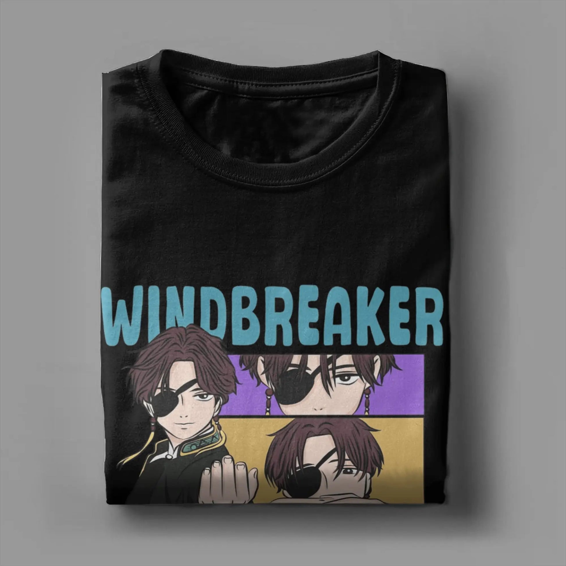 Wind Breaker Men's T Shirt Hayato Suo Funny Tees Short Sleeve O Neck T-Shirt 100% Cotton Big Size Clothing Peaceful Pleasures Health and Wellness