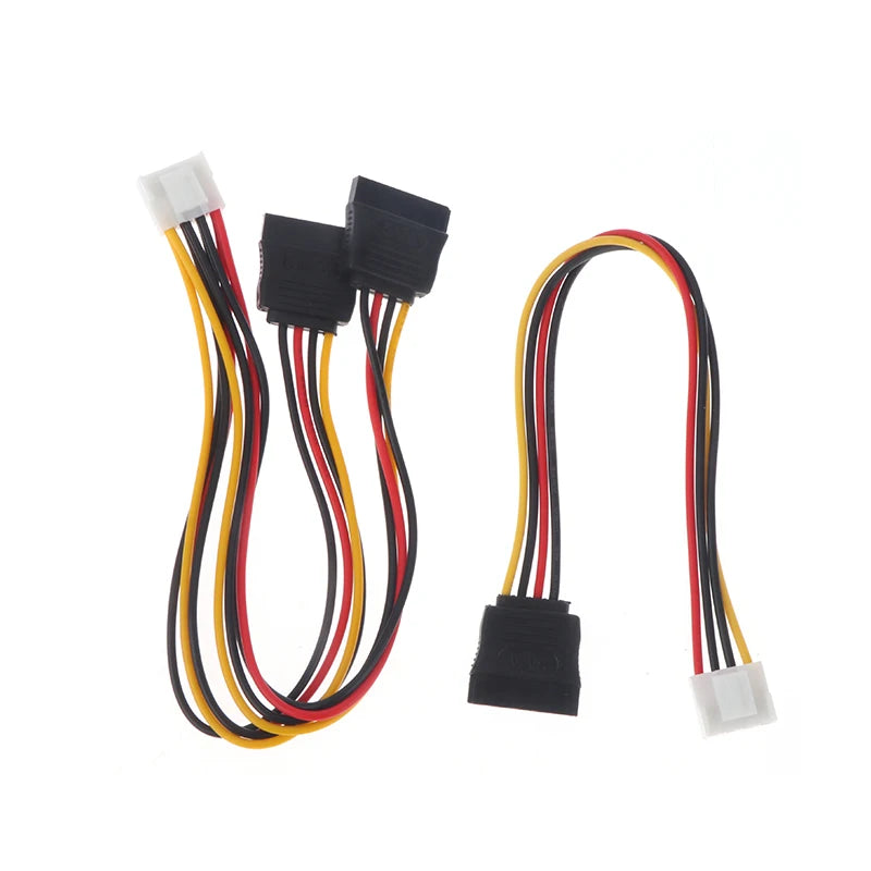 1pc 4Pin To SATA Power Cable For Hikvision DAHUA Mini VCR IP Camera CCTV Hard Disk Power One To One/One To Two VH3.96 Peaceful Pleasures Health and Wellness